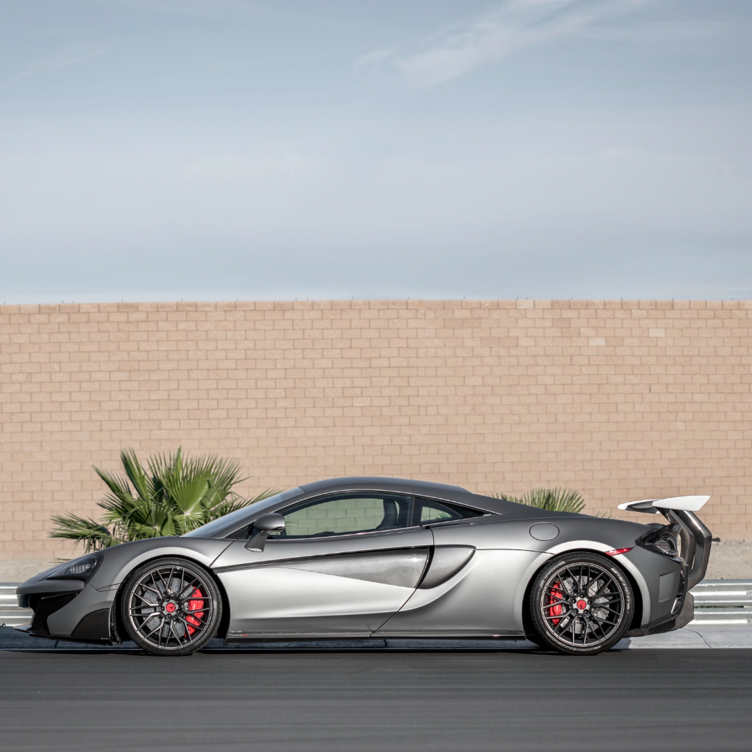 Vorsteiner Mclaren 570S VX Aero Wing Blade Carbon Fiber w/ Carbon Fiber Uprights