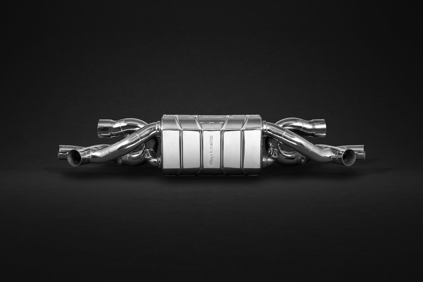 Capristo Porsche 991.1/2 Turbo/S - ECE Valved Exhaust Muffler (CES3)