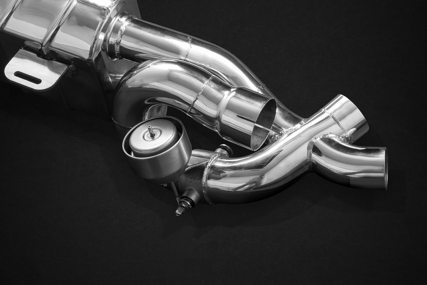 Capristo Porsche 991.1/2 Turbo/S - ECE Valved Exhaust Muffler (CES3)