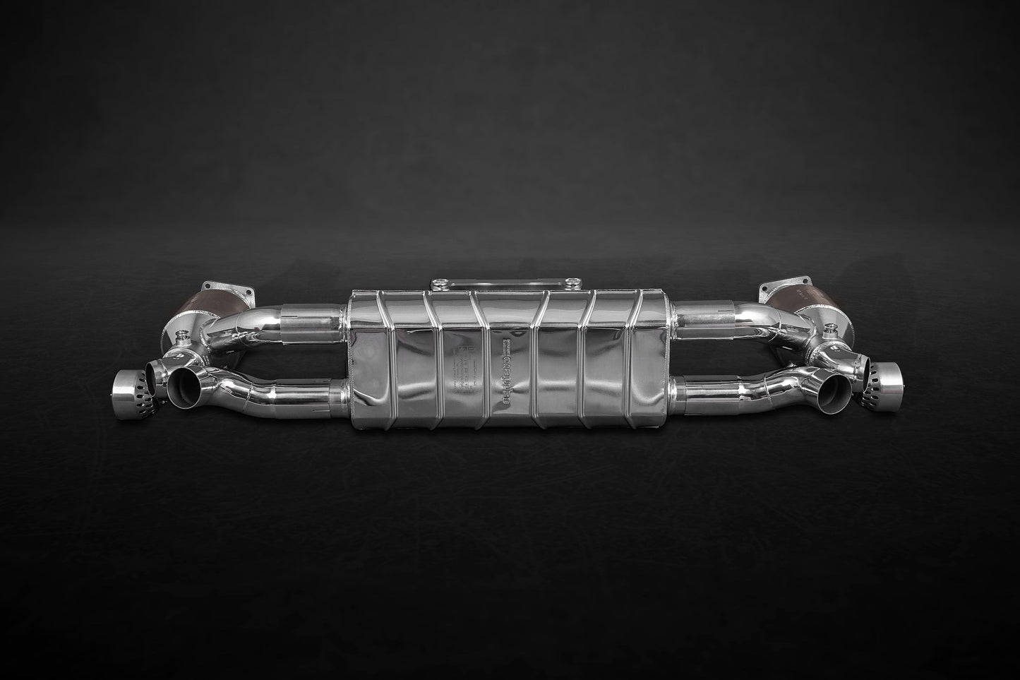 Capristo Porsche 991.1/2 Turbo/S - Valved Exhaust + 250 Cell Sport Cats (CES3)