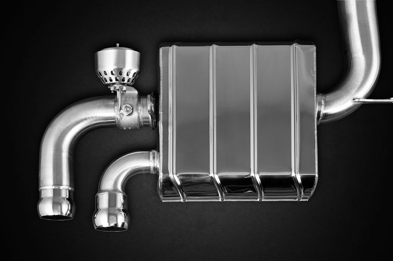 Capristo Porsche 958 Cayenne V8 Induction - ECE Valved Exhaust w Mid-Pipes (CES3)