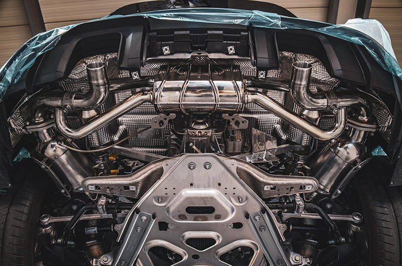 Capristo Porsche 718 GT4RS - Valved Muffler (OEM Tips)
