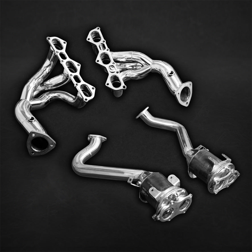 Capristo Porsche 718 Spyder/GTS/Cayman GT4 - Set: Header Manifolds + Sport Cats