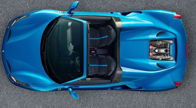 Capristo Ferrari 488GTS/Pista - Carbon Fiber + Glass Bonnet (Design S)