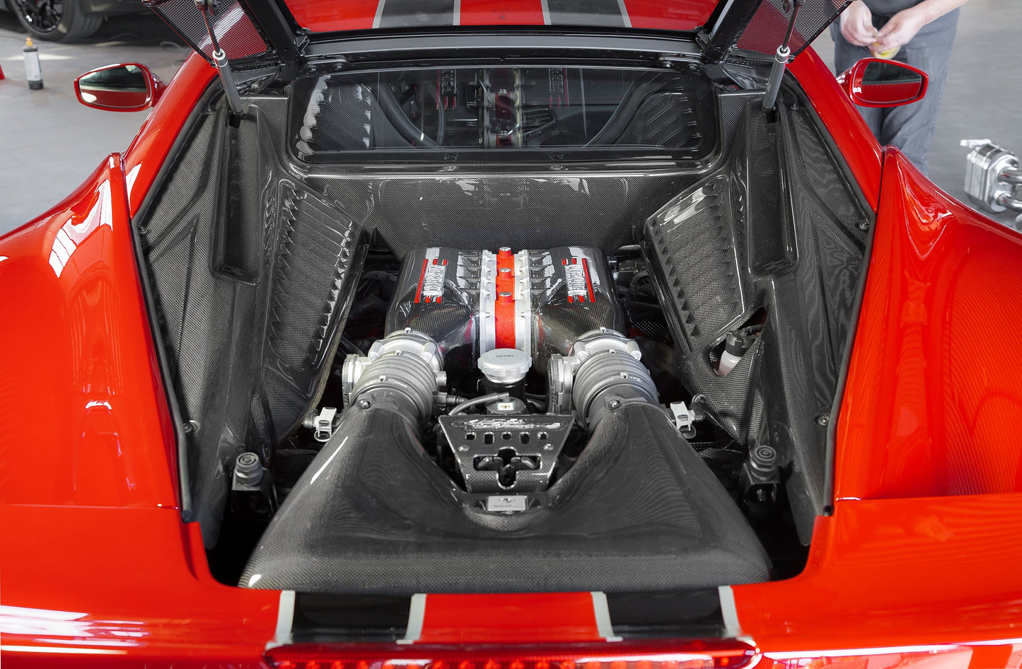 Capristo Ferrari 458 Speciale - Carbon Fiber Lock Cover