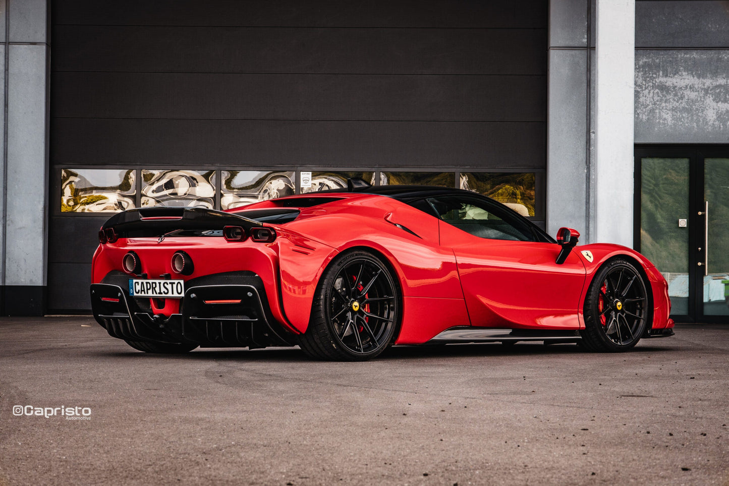 Capristo Ferrari SF90 - Carbon Fiber Rear Spoiler