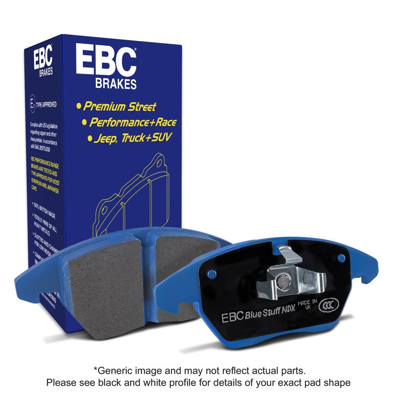 EBC 08-09 Volkswagen R32 3.2L Bluestuff Front Brake Pads