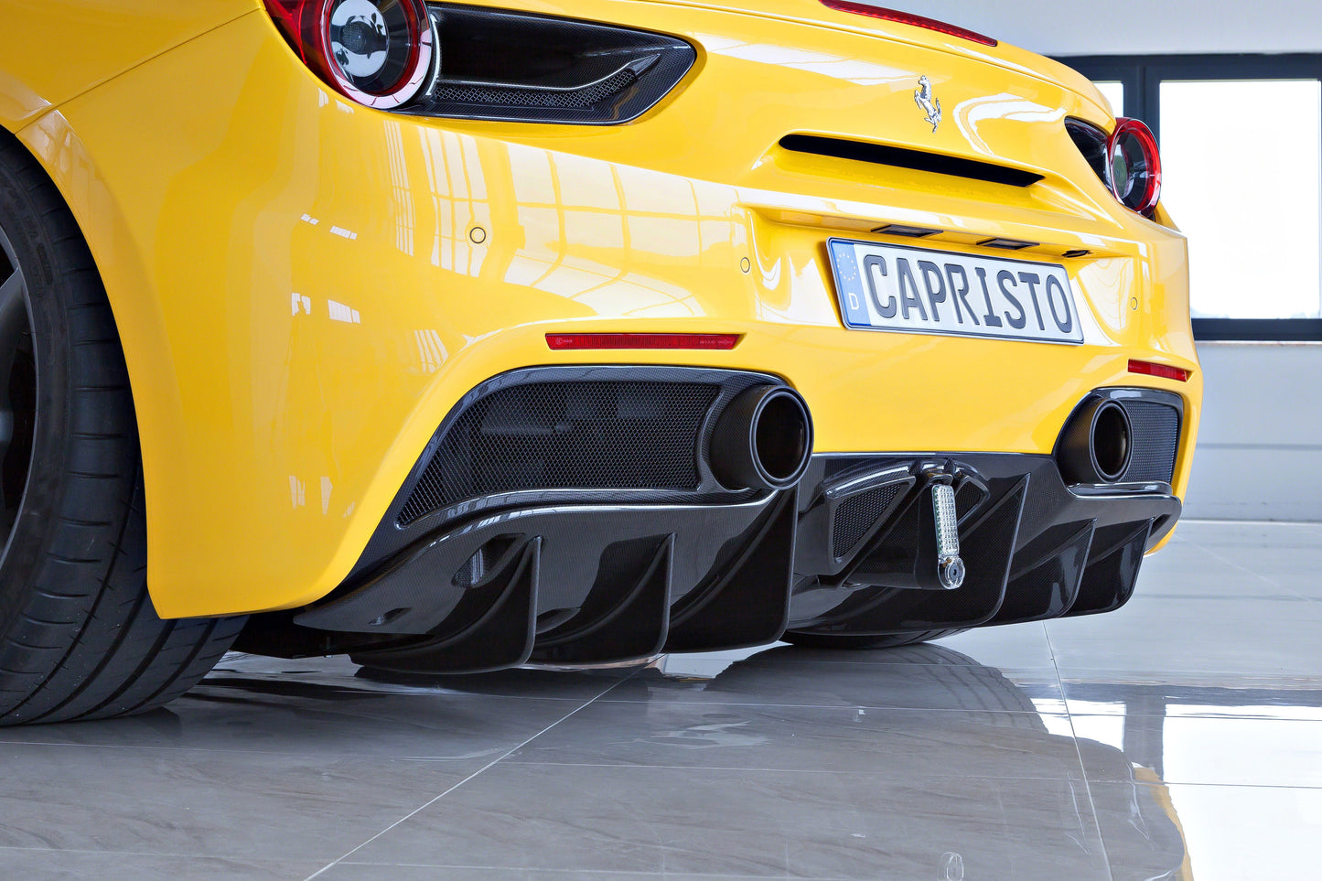 Capristo Ferrari 488 - Carbon End Pipe Shells