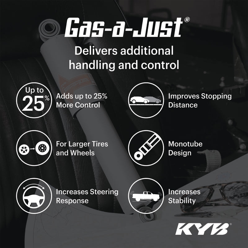 KYB Shocks & Struts Gas-A-Just Front & Rear CHEVROLET W Series (Isuzu) 1986-92 GMC W Series (Isuzu)