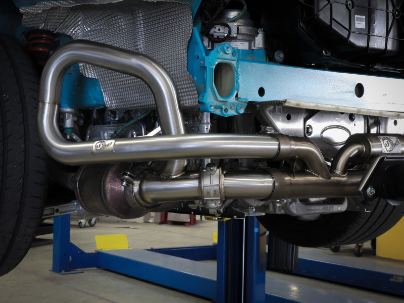 aFe 14-16 Porsche 911 GT3 991.1 H6 3.8L MACH Force-Xp 304 SS Cat-Back Exhaust System w/ Black Tips