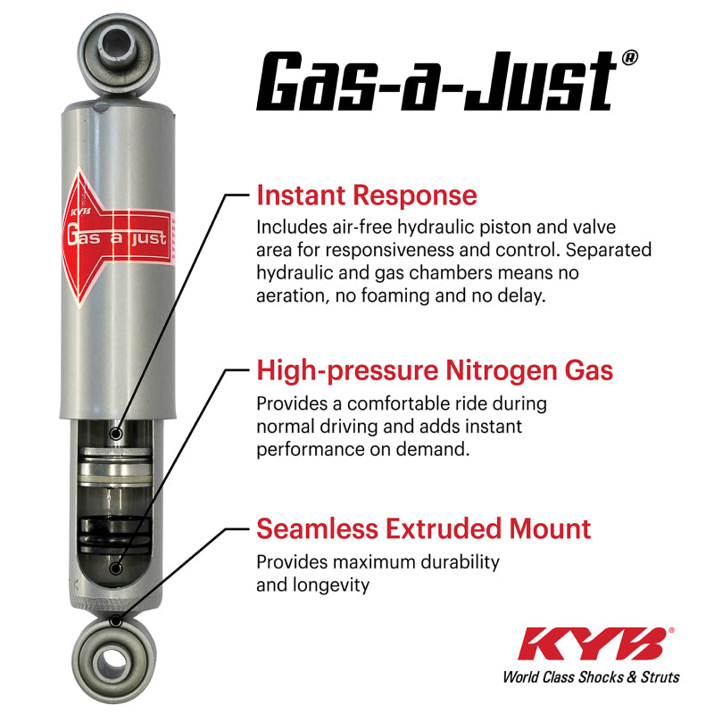 KYB Shocks & Struts Gas-A-Just Rear PORSCHE 911 912 930 1965-71
